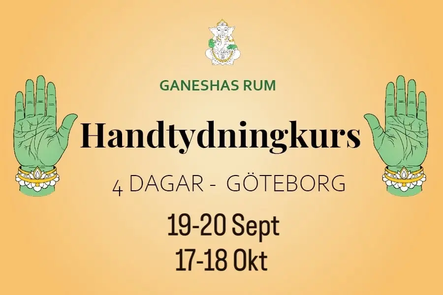 Välkommen till en kiromanti/handtydningskurs  på 4 heldagar/2helger med Malin .  