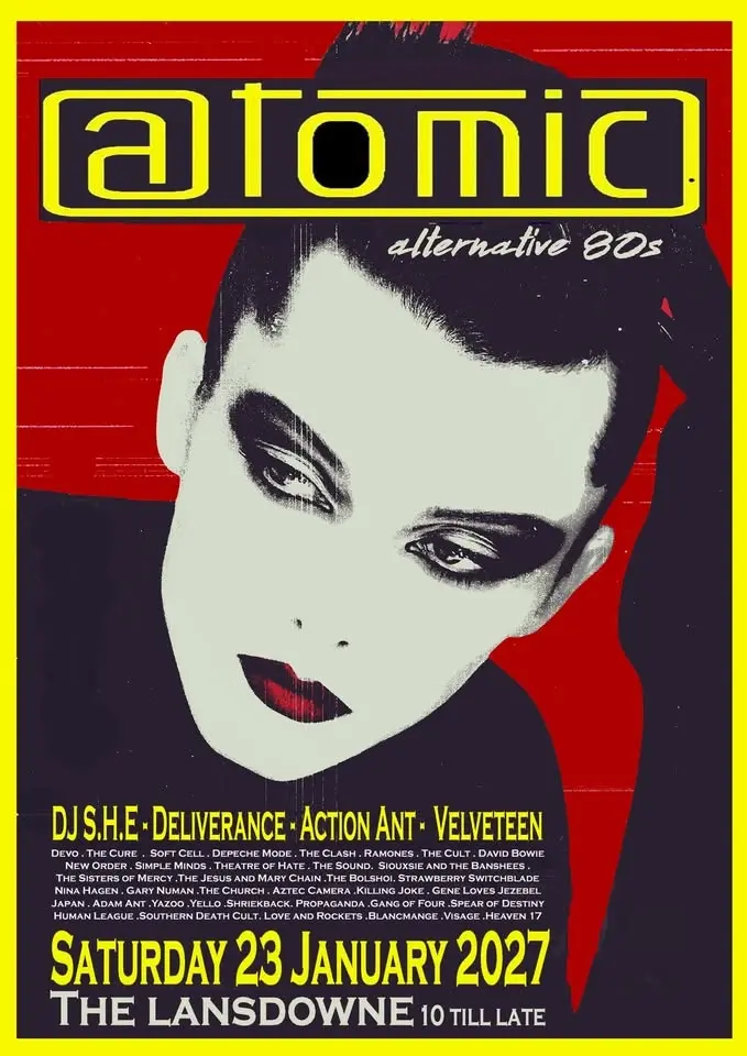 ATOMIC - ALTERNATIVE 80'S CLUB