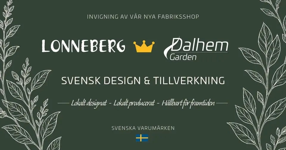 🎉 INVIGNING AV VÅR NYA FABRIKSBUTIK 🎉