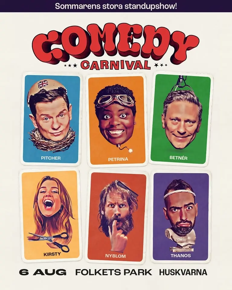 Comedy Carnival - Huskvarna Folkets Park 