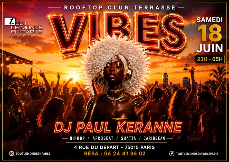 Soiree Vibes Club & Open Air , Hiphop ,Afrobeat , Latino