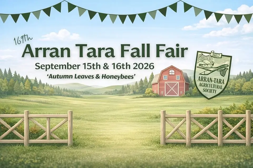 169th Arran Tara Fall fair 2026, Autumn Leaves & Honeybees