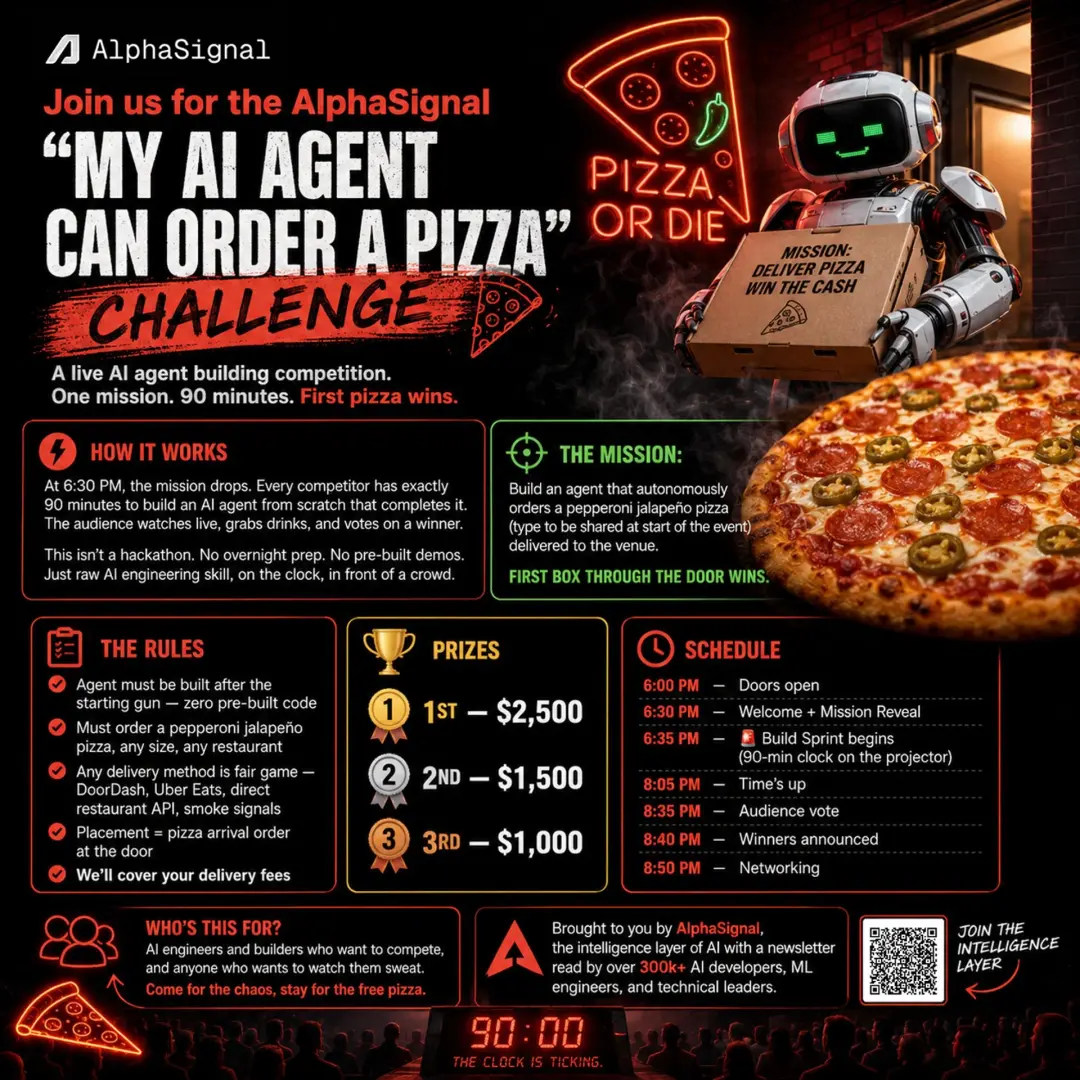 AlphaSignal's Pizza Agent Challenge