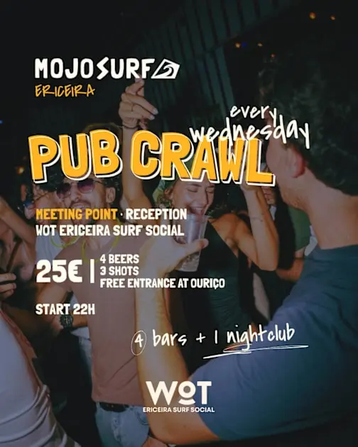 Pubcrawl Ericeira Mojosurf
