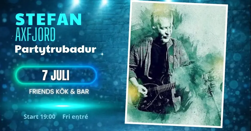 Quiz och trubadurkväll med Stefan Axfjord