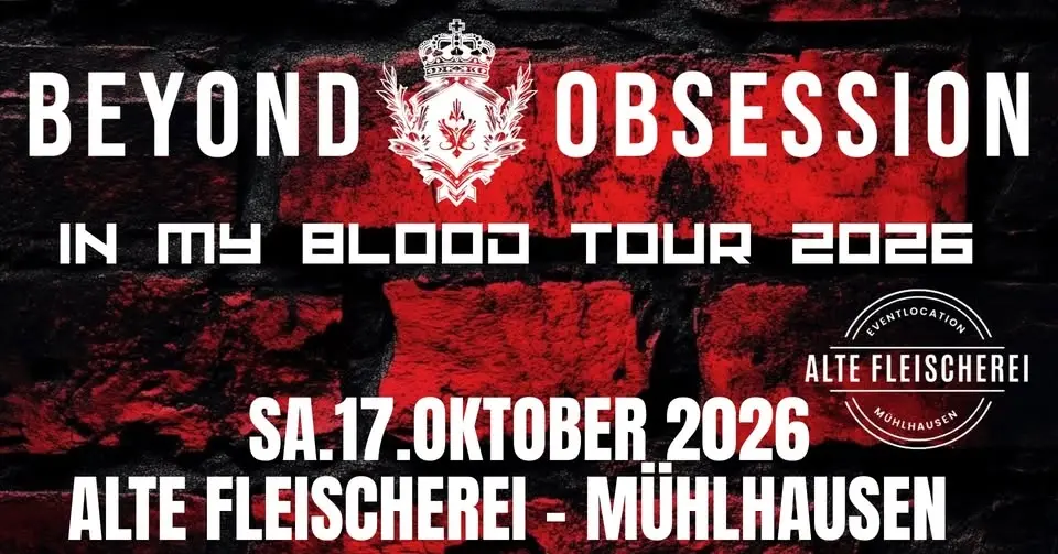 BEYOND OBSESSION LIVE @Alte Fleischerei - Mühlhausen
