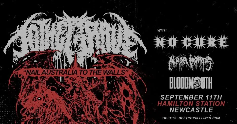 To The Grave & No Cure | Newcastle | Nail Australia To The Walls | The Hamilton Station Hotel