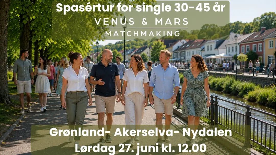 Spasértur for single 30-45 år