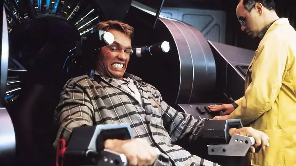 DEN SISTE ACTIONHJÄLTEN + TOTAL RECALL - Arnolds namnsdag på Bio Roy