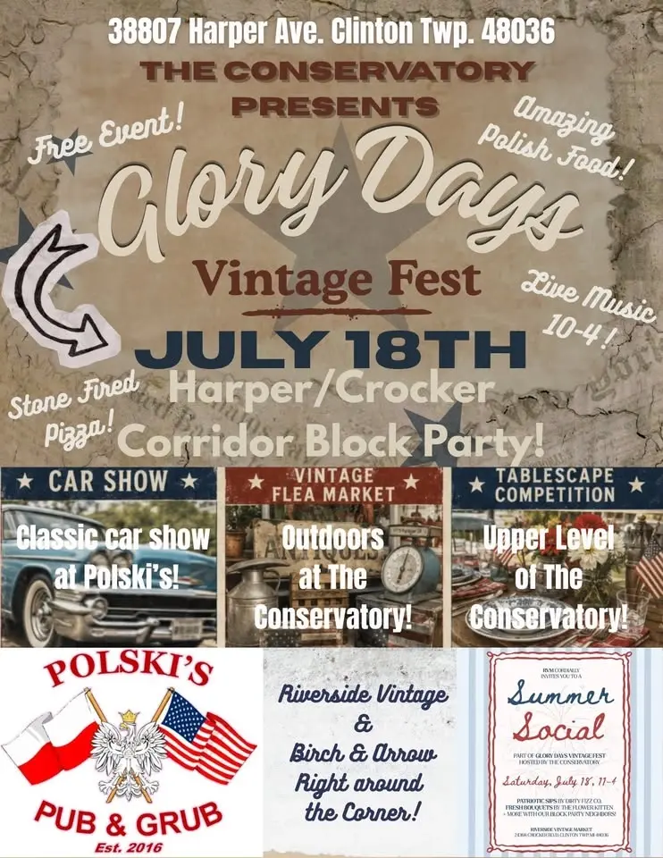 Glory Days Vintage Fest! POSTPONED TO JULY 25TH!