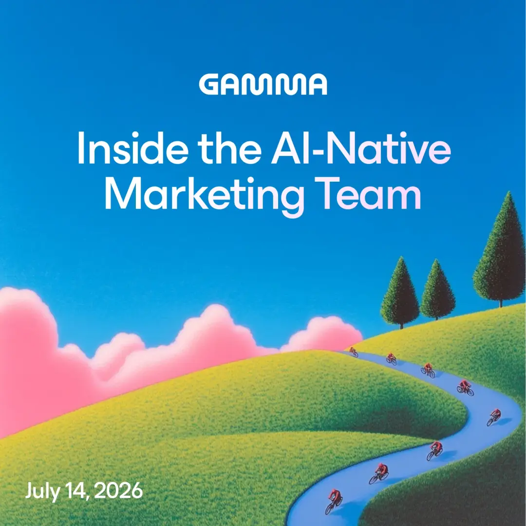 Inside the AI-Native Marketing Team: An Evening with Gamma