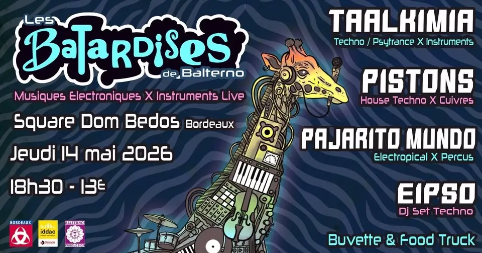 ANNULATION - LES BATARDISES de Balterno! Musiques Electroniques X Instruments Live