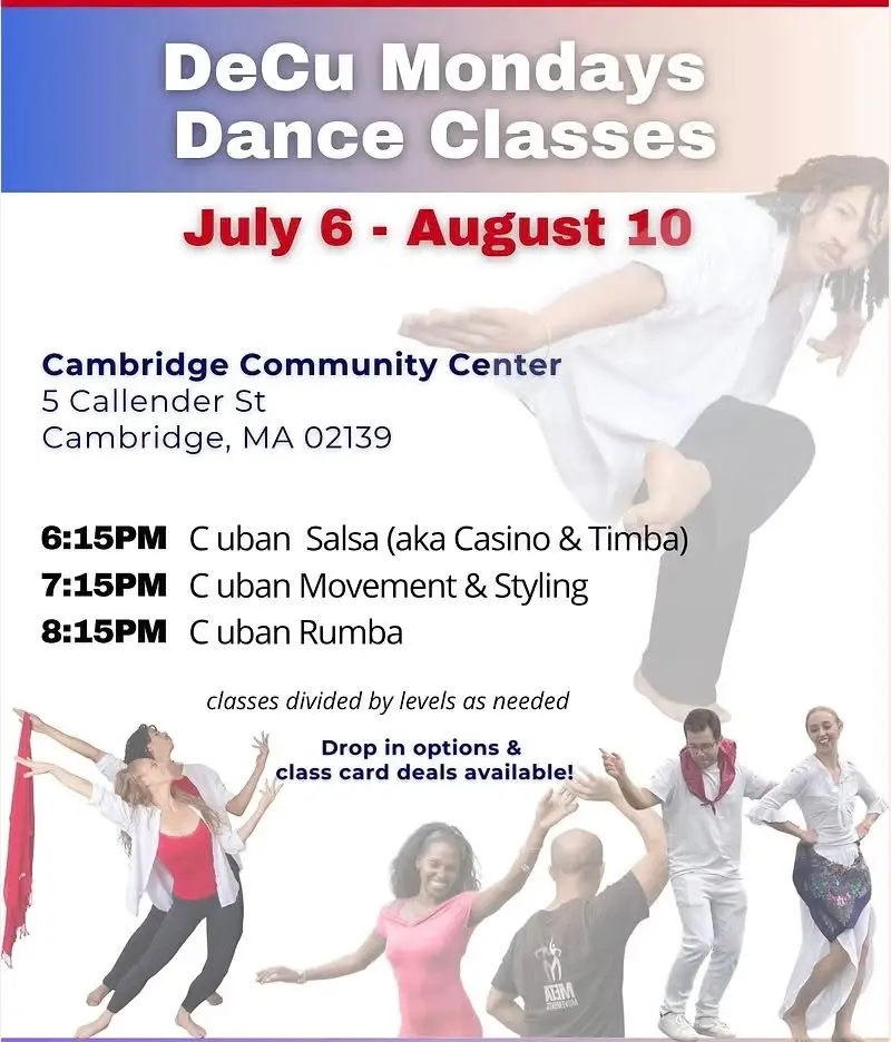 DeCu Classes: C uban Salsa, Movement & Styling, and Rumba!