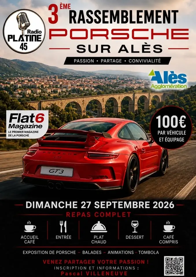 3ème Rassemblement Spécial Porsche 2026 Alès