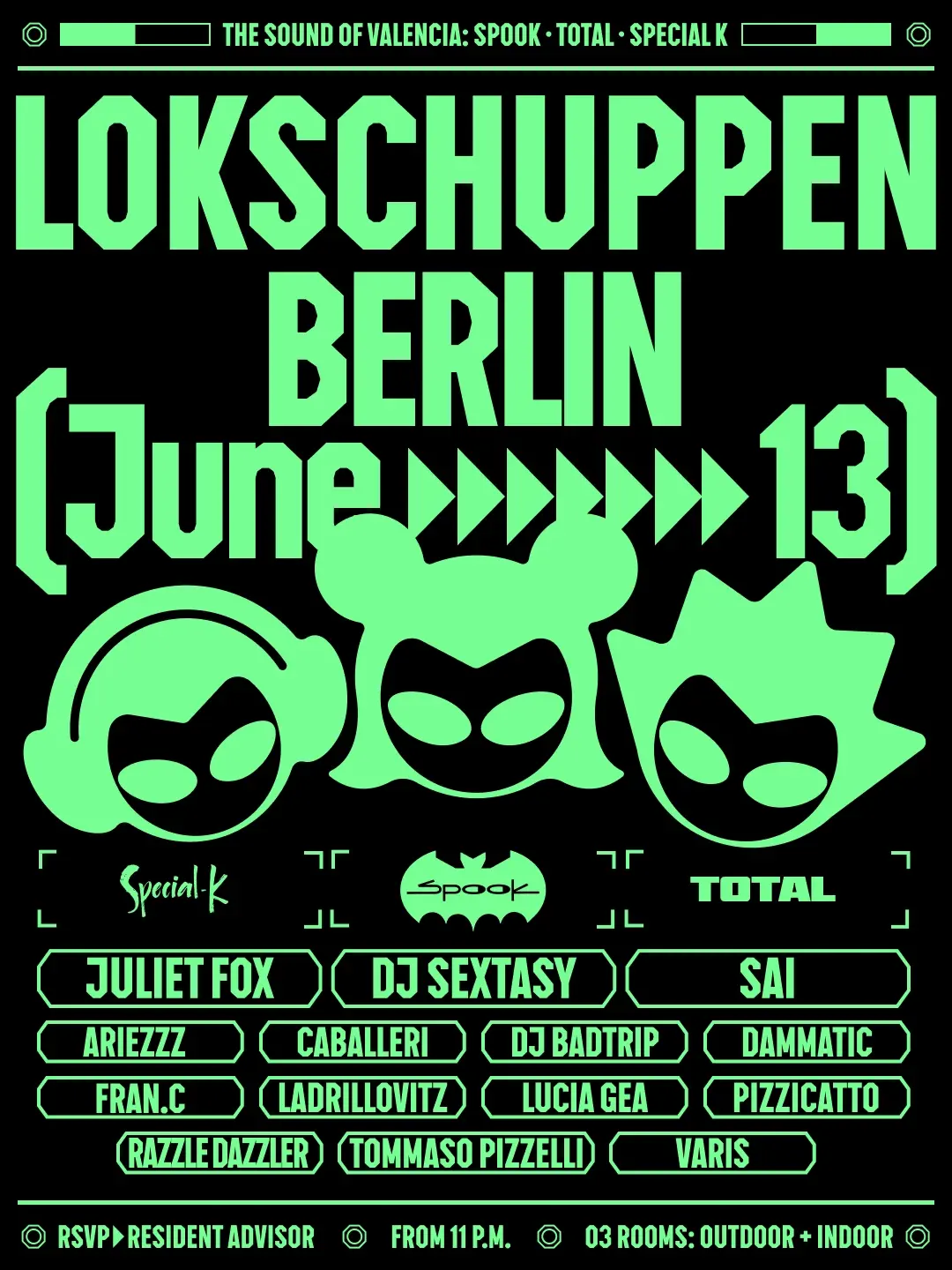Spook Club pres. DJ SEXSTASY, Juliet Fox, LUCIA GEA, Ariezzz, Razzle Dazzler