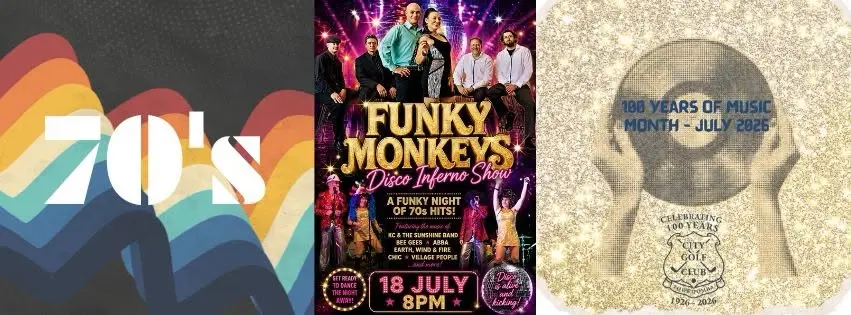 100 Years of Music: 70s Night with Funky Monkeys