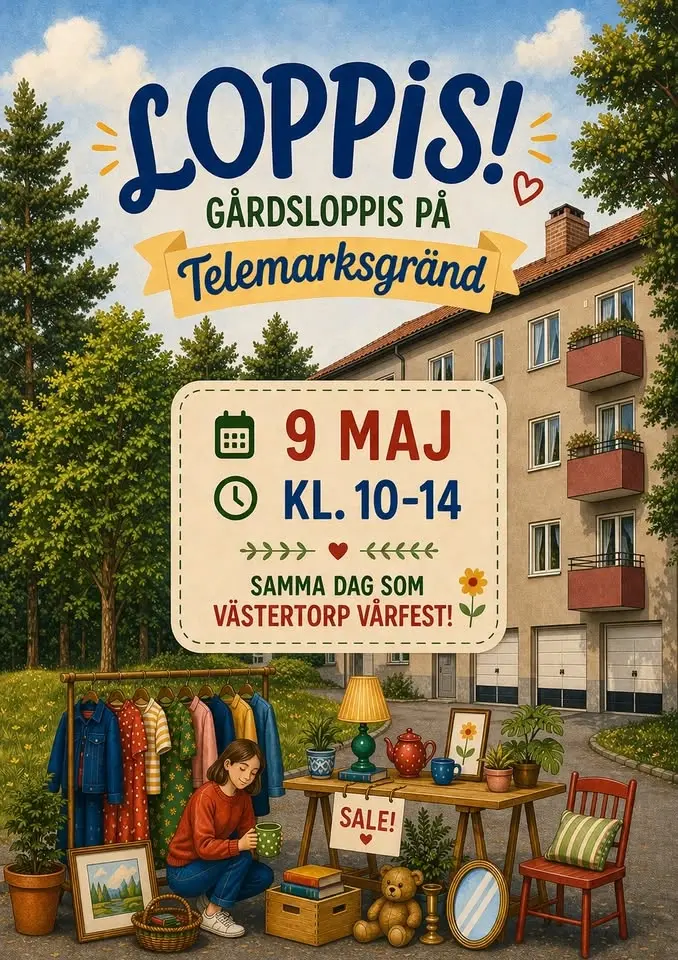 Gårdsloppis Telemarksgränd