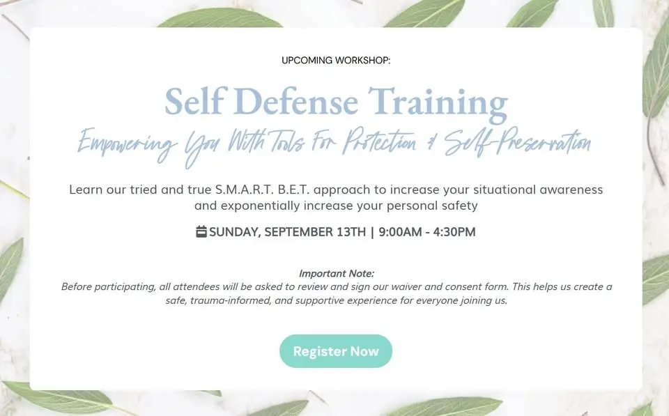 Self Defense Training