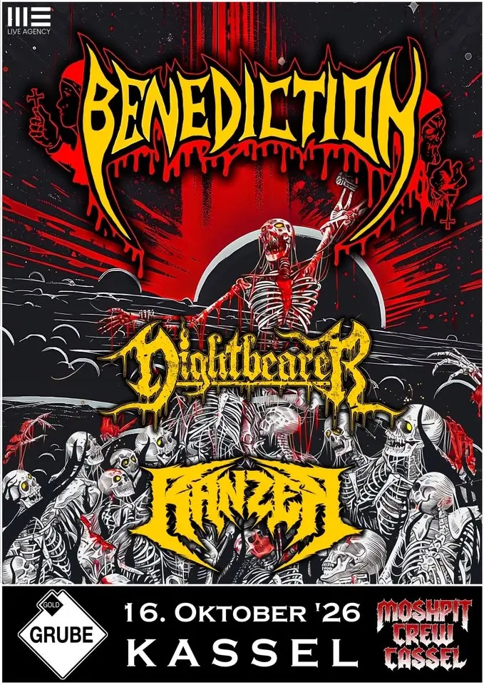 BENEDICTION + NIGHTBEARER + RANZER @ Goldgrube Kassel