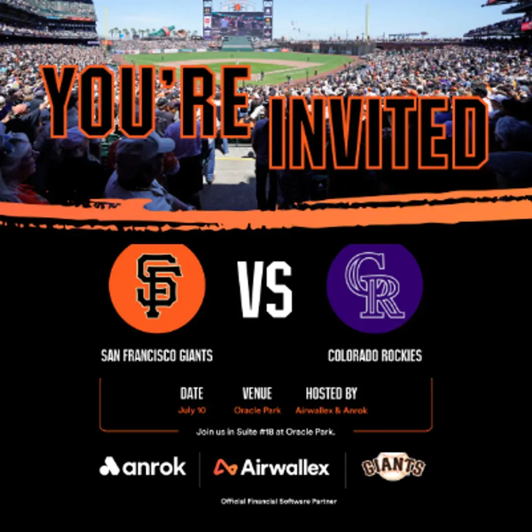 Giants vs. Rockies — Suite Night with Anrok & Airwallex