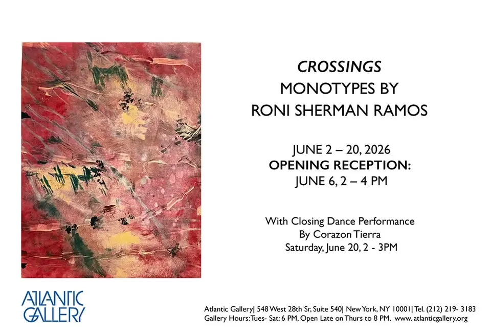 Crossings: Monotypes by Roni Sherman Ramos