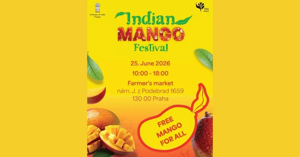 🥭 Indian Mango Festival Prague 2026 | Indický Mangový Festival Praha 2026