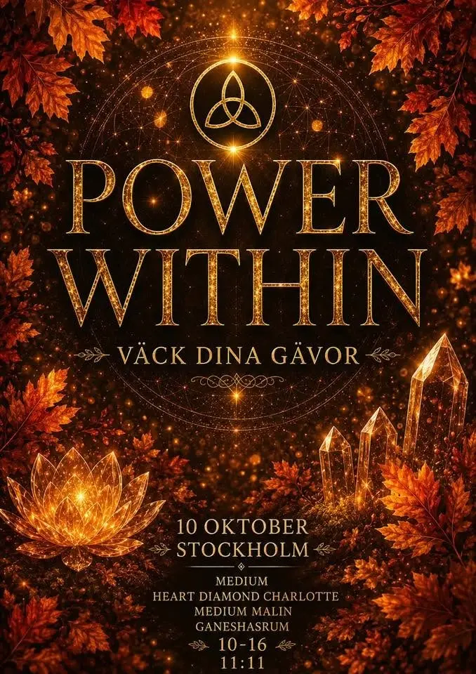POWER WITHIN – Väck dina gåvor -Stockholm
