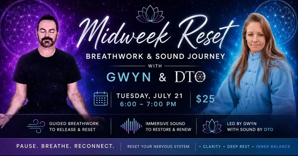 Midweek Reset: Breathwork & Sound Journey (with DTO)