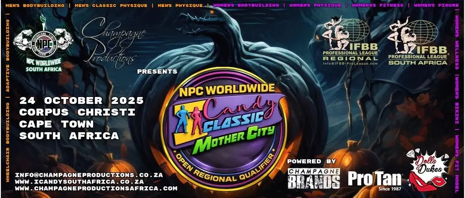 2026 NPC Worldwide iCandy Classic Mother City Open Regional Qualifier