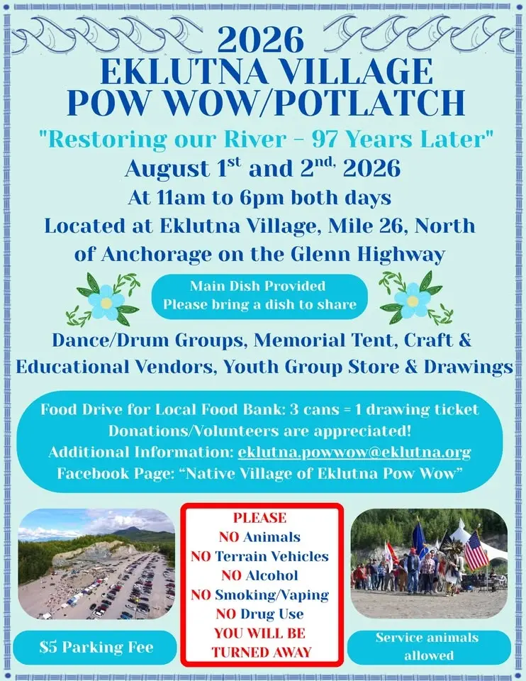 2026 Native Village of Eklutna Powwow
