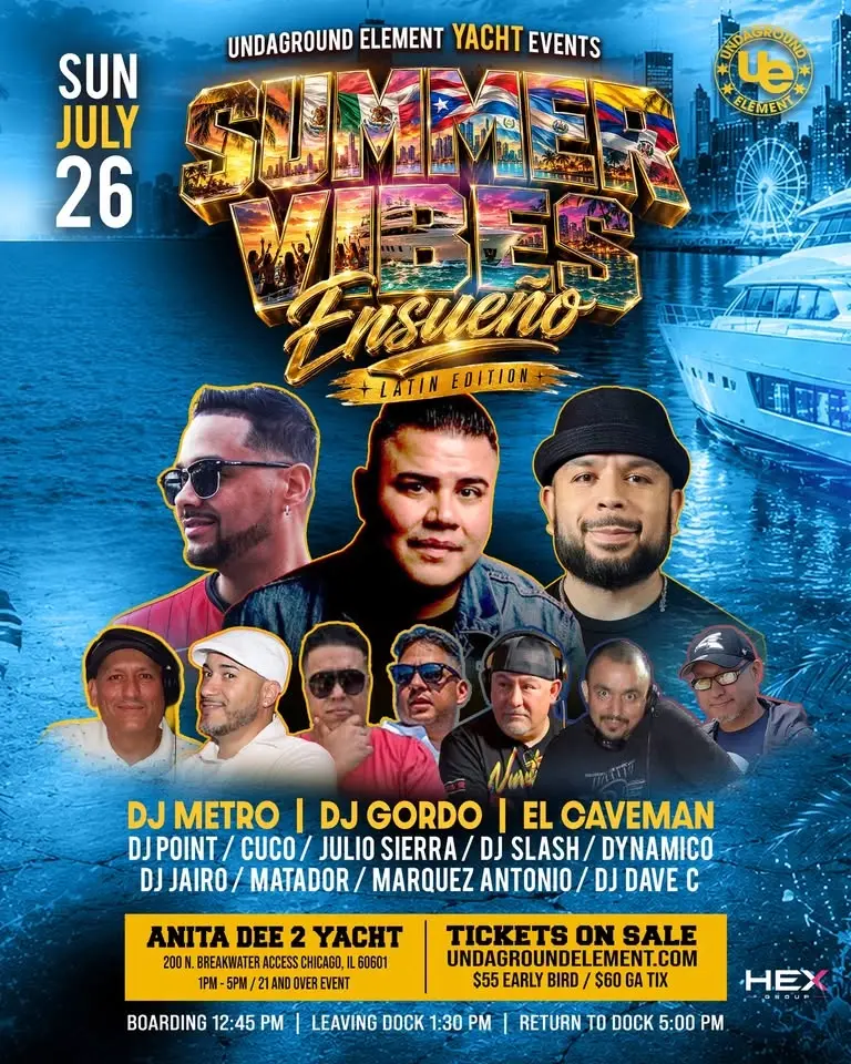 SUMMER VIBES ENSUEÑO - Latin Edition Yacht Party!