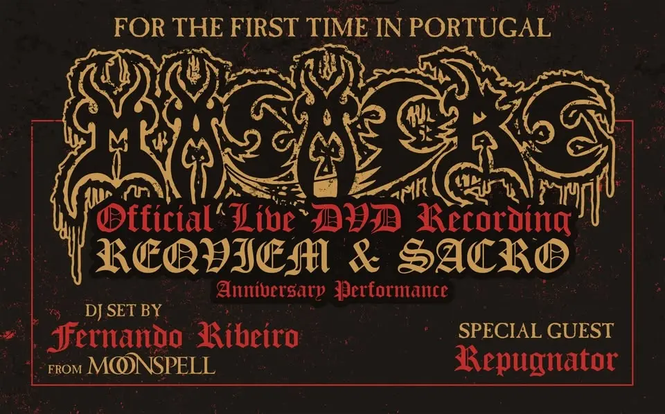 MASACRE - For the first time in Portugal - Official DVD Recording