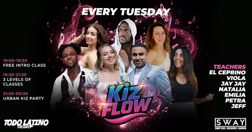 đ KIZ FLOW LONDON đ Weekly Urban Kiz night | Part of TODO LATINO Tuesdays @ SWAY BAR