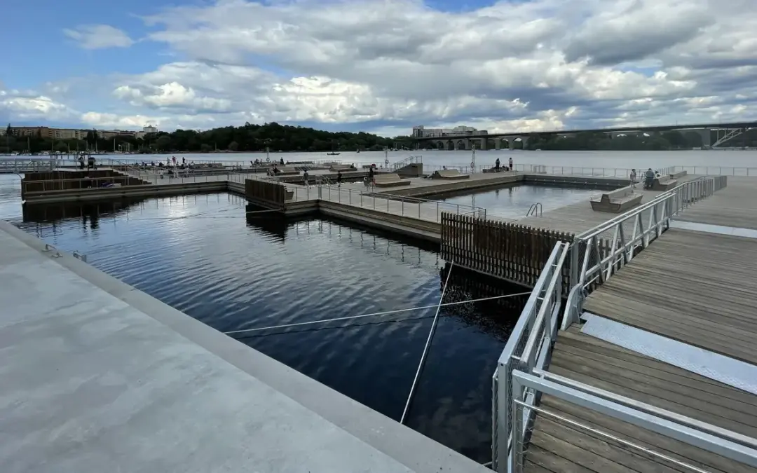 Morgonyoga på Marieviksbadet