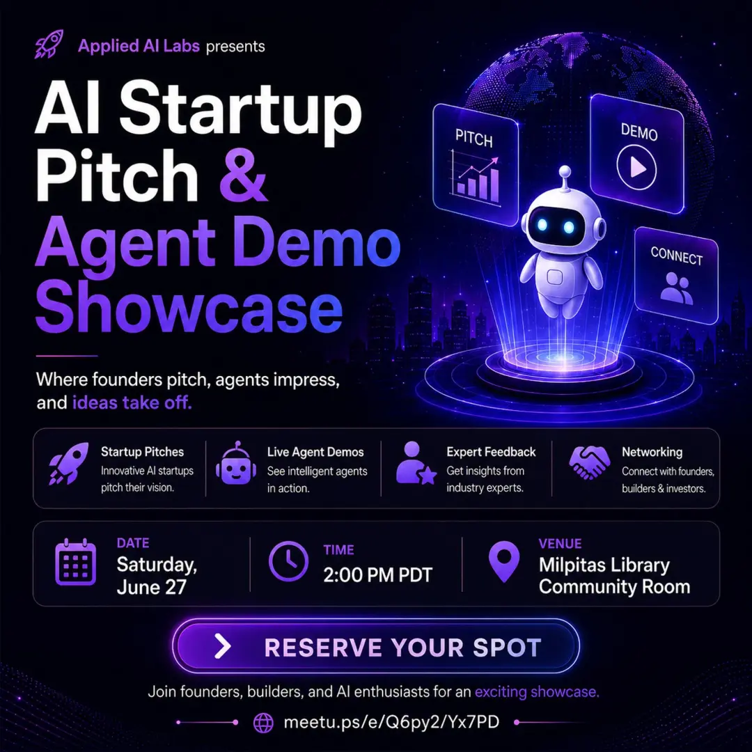 AI Startup Pitch & Agent Demo Showcase