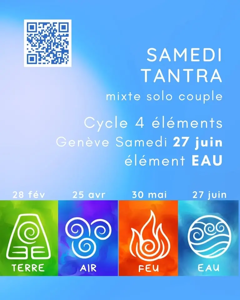 @Genève - Samedi Tantra - Cycle 4 éléments - EAU