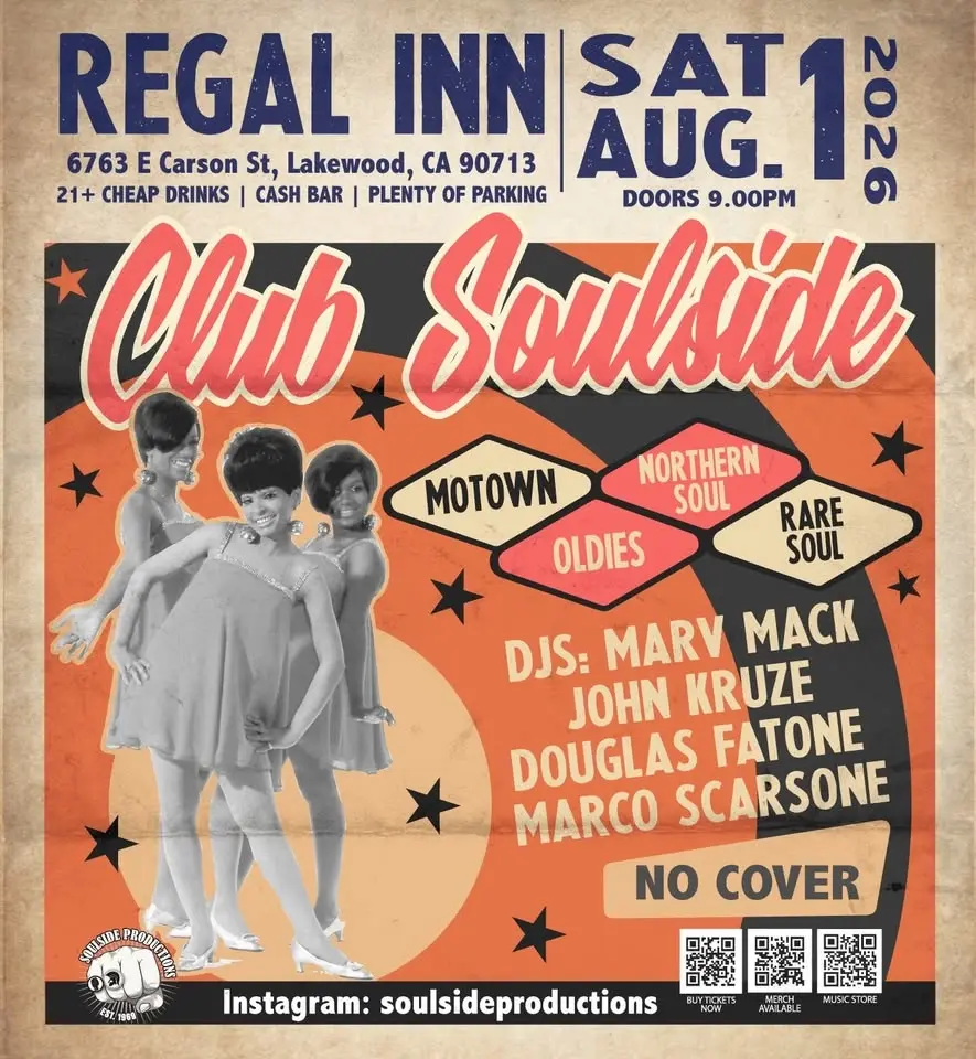 CLUB SOULSIDE - NO COVER
