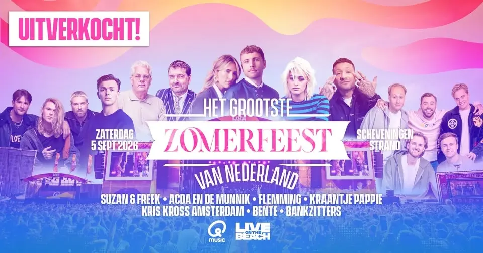 Het Grootste Zomerfeest van Nederland '26 - LIVE on the BEACH