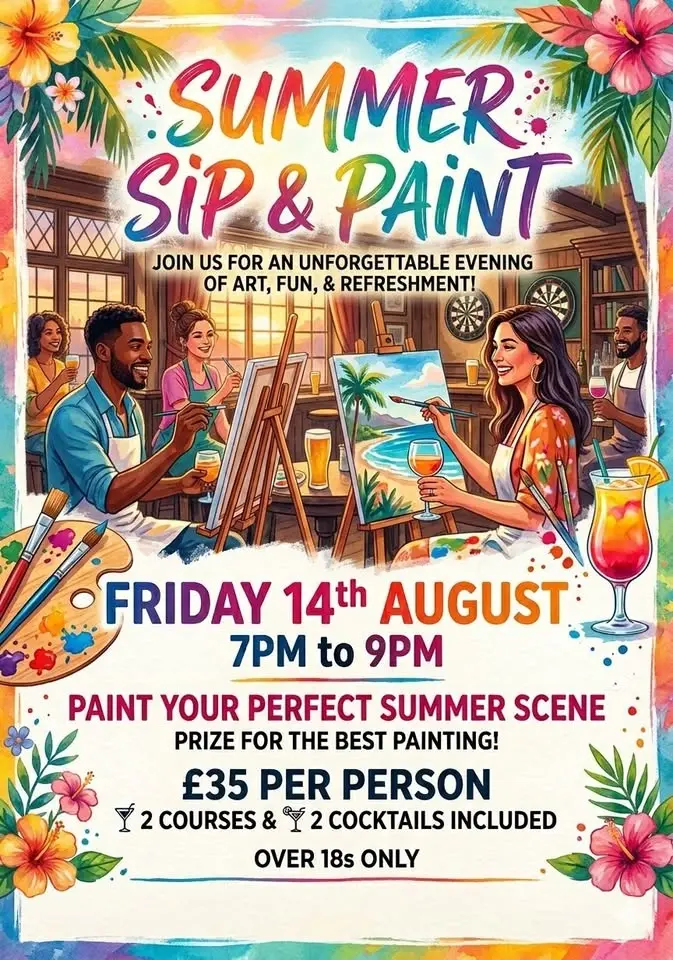 Summer Sip and Paint