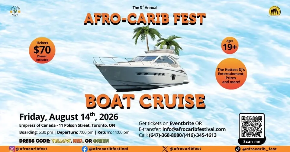 Afro-Carib Fest Boat Cruise 2025