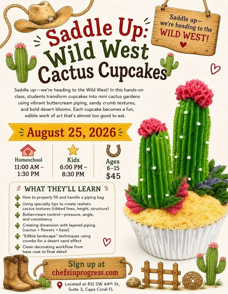 🌵🤠Saddle Up: Wild West Cactus Cupcakes 🌵🤠