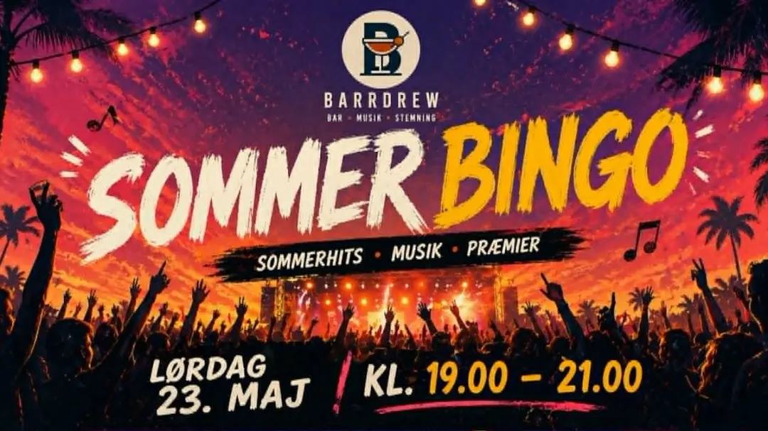 Sommer Musik Bingo på BarrDrew