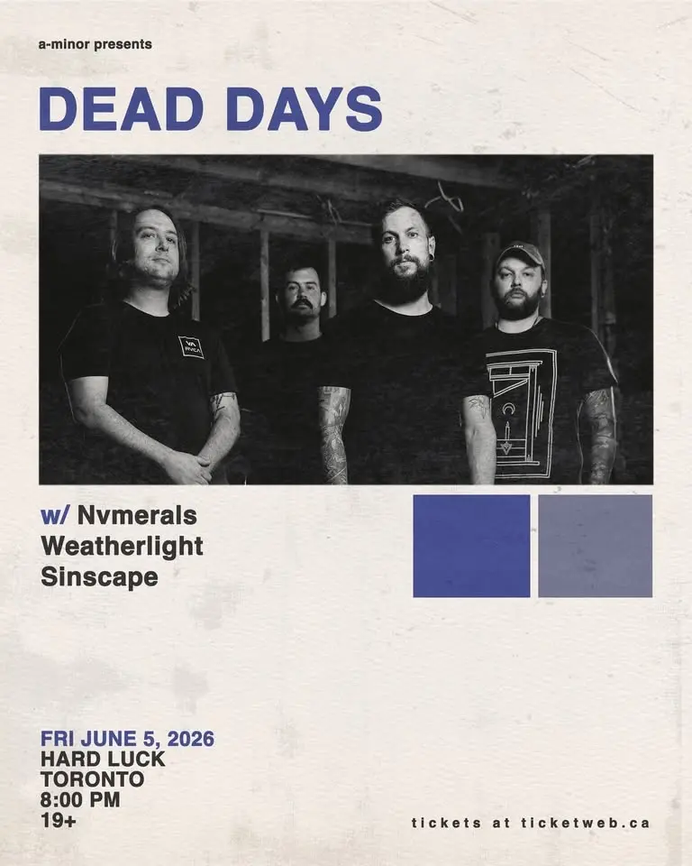Dead Days w/ Nvmerals, Weatherlight & Sinscape