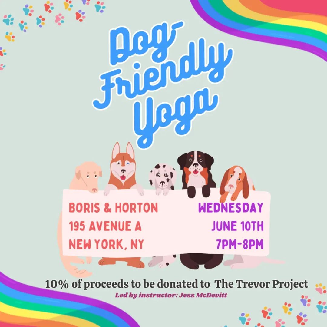 Paws, Pride & Poses - A Dog-Friendly Yoga Class