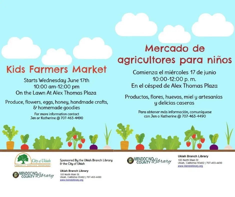 The 37th Annual Kids' Farmer's Market Runs Wednesdays, from June 17 to August 5 at Alex Thomas Plaza