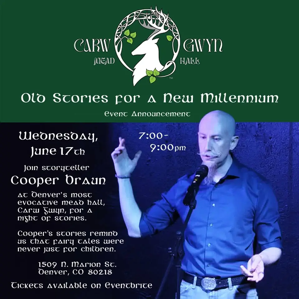 Old Stories for a New Millennium - Traditional Storytelling at Carw Gwyn with Cooper Braun