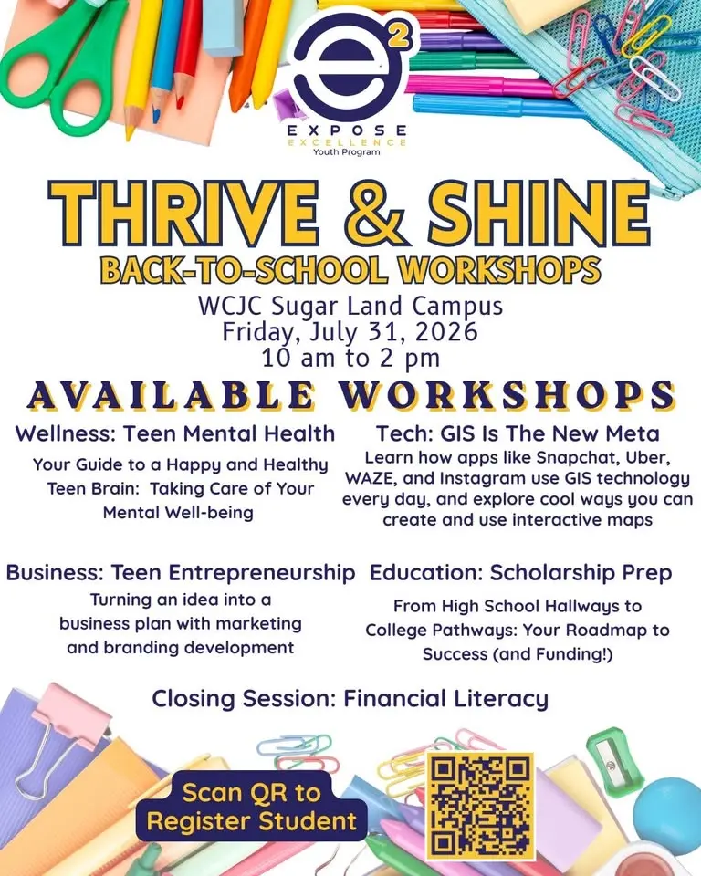 Thrive & Shine Back-to-School Workshops