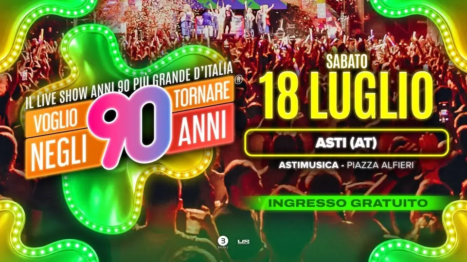 Voglio Tornare Negli Anni 90 ® • Asti (AT)