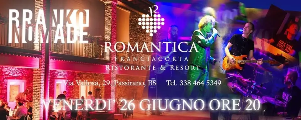 BRANKO NOMADE LIVE @ CANTINA ROMANTICA - FRANCIACORTA