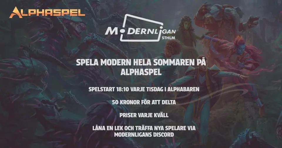 Spela Magic: The Gathering i Stockholm - Modern Sommarspel